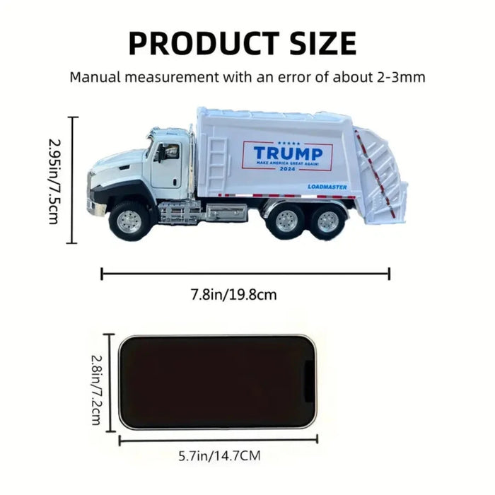 Trump 2024 Make America Great Again Garbage Truck Collectible