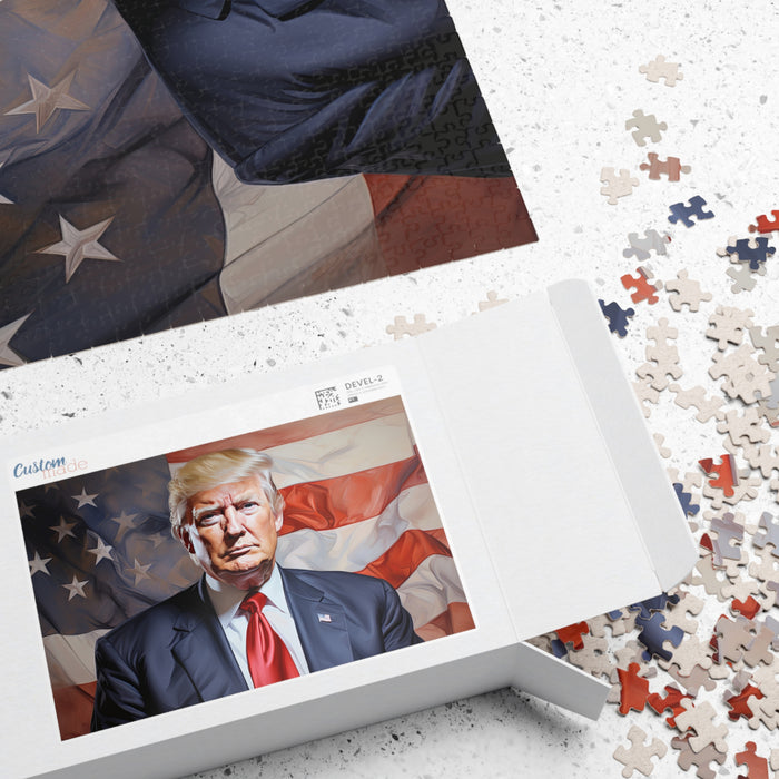 Trump Patriotic Puzzle (110, 252, 500, or 1014-piece)