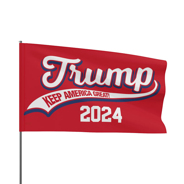 Trump "Keep America Great" 2024 Banner-Style Flag (3 Sizes)