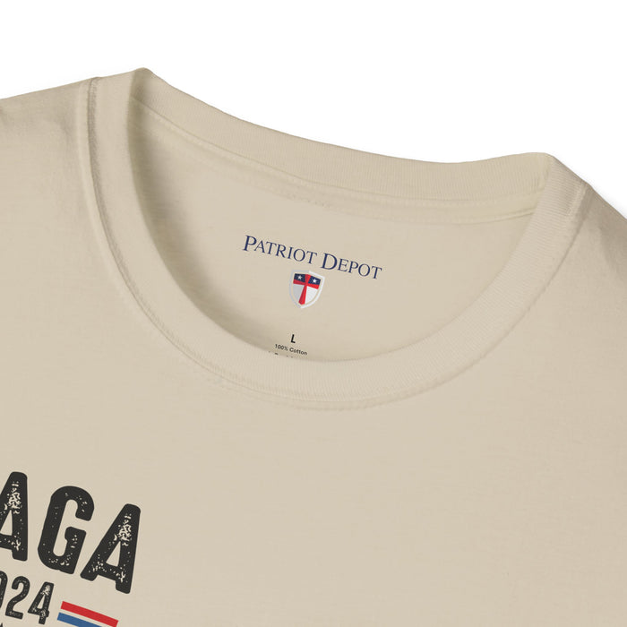 Exclusive MAGA 2024 I'm Voting for the Convicted Felon T-Shirt (Front & Back Design)