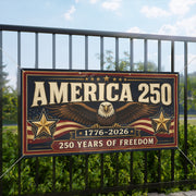 America's 250th Matte Banner – 1776–2026 250 Years of Freedom