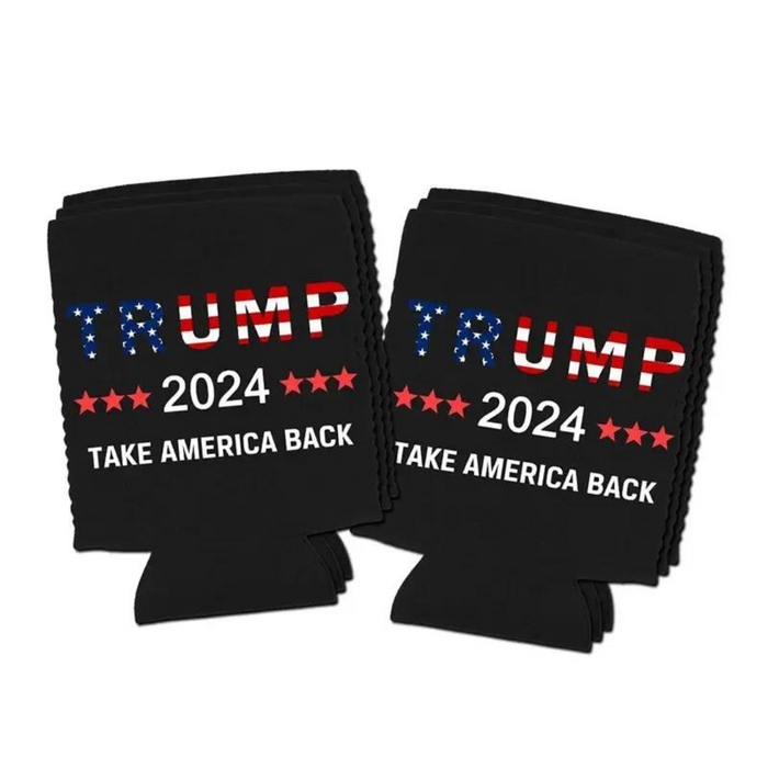 Trump 2024 Take America Back (Stars & Stripes) Can Cooler