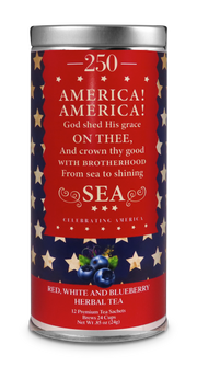 America 250 Red, White & Blue Herbal Tea | 12 Sachets