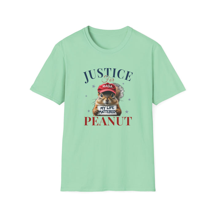 Justice for Peanut T-Shirt (MAGA Hat Edition)