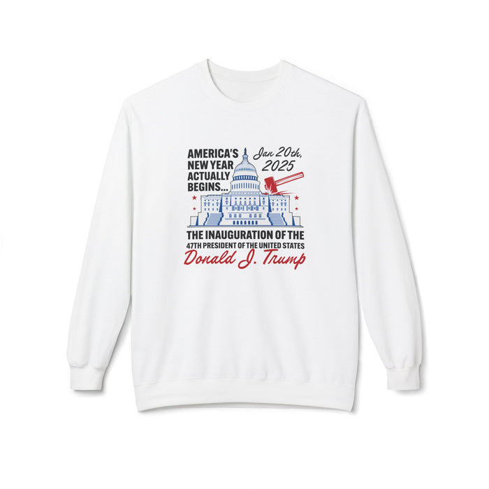 America's New Year Actually Begins January 20, 2025 Trump Softstyle Sweatshirt