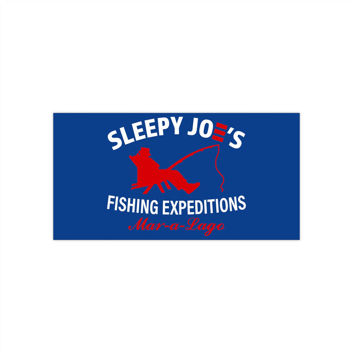 Sleepy Joe's Fishing Expedition "Mar-a-Lago" Bumper Sticker