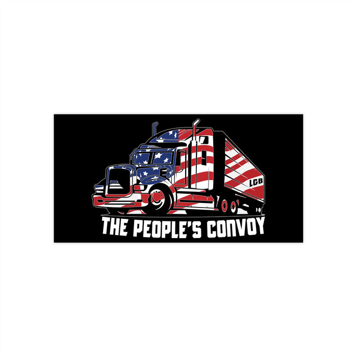 The People's Convoy Bumper Sticker
