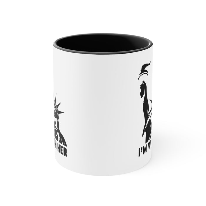 I'm With Her Mug (2 Sizes, 3 Colors)