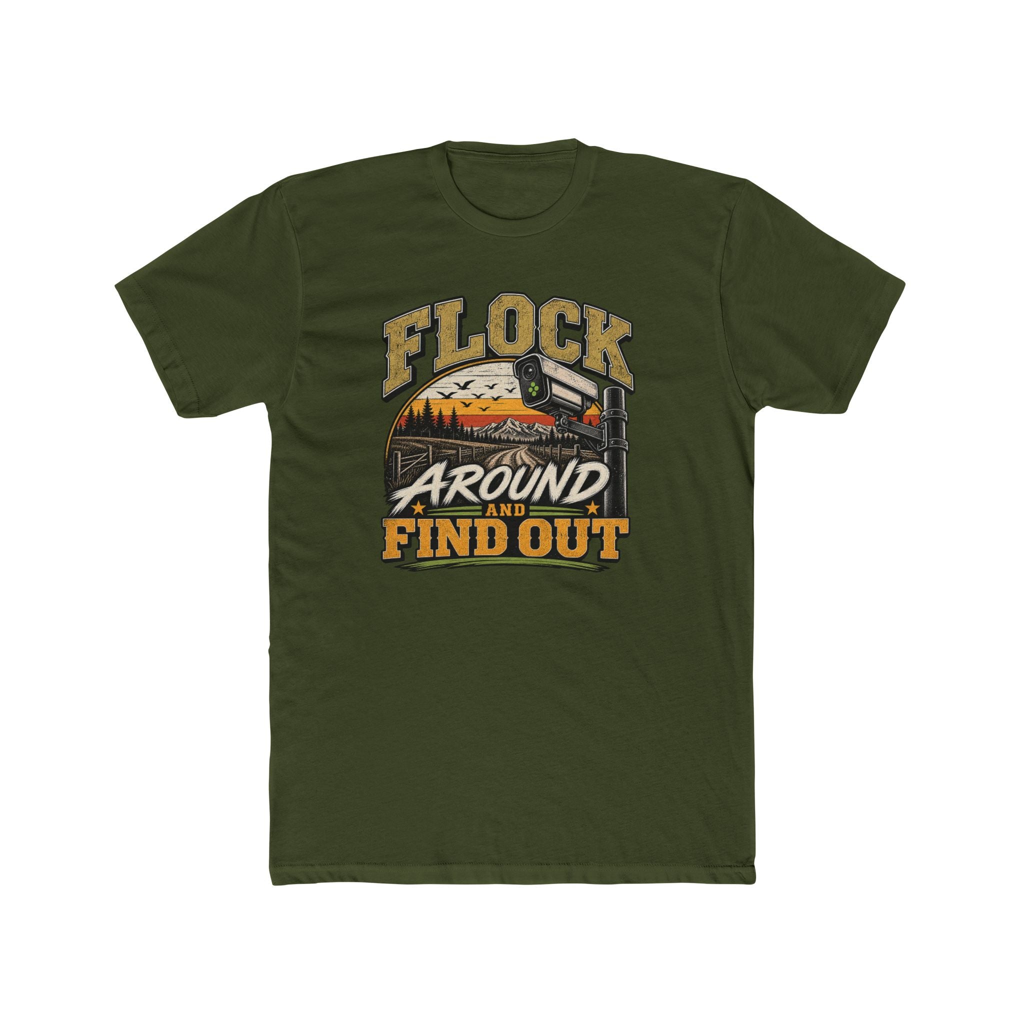 "Flock Around and Find Out" Vintage Duck Hunting-Style T-Shirt