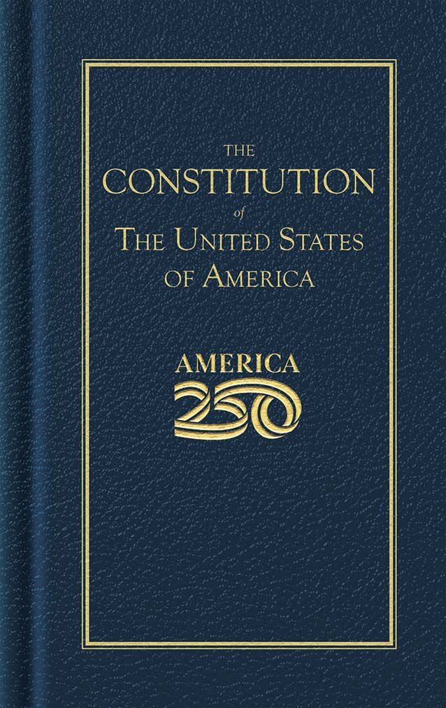 Constitution of the United States Pocket Hardback Book (America 250 Edition)
