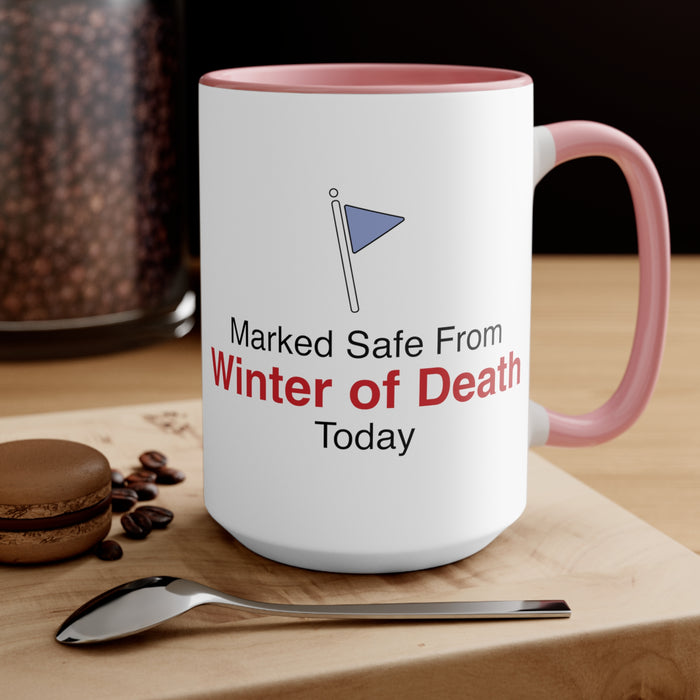 Marked Safe Mug (2 sizes, 3 colors)