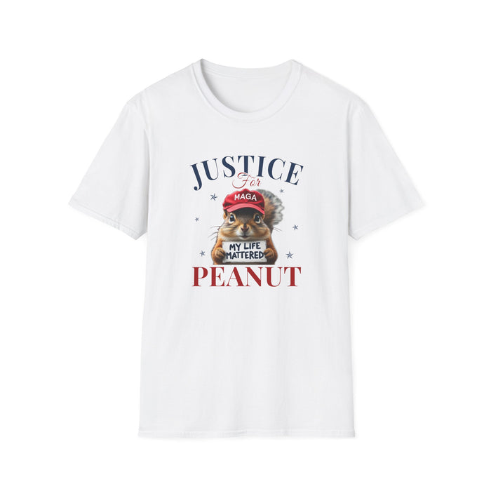 Justice for Peanut T-Shirt (MAGA Hat Edition)