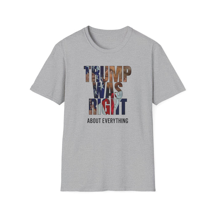 Trump Was Right About Everything Silhouette T-Shirt