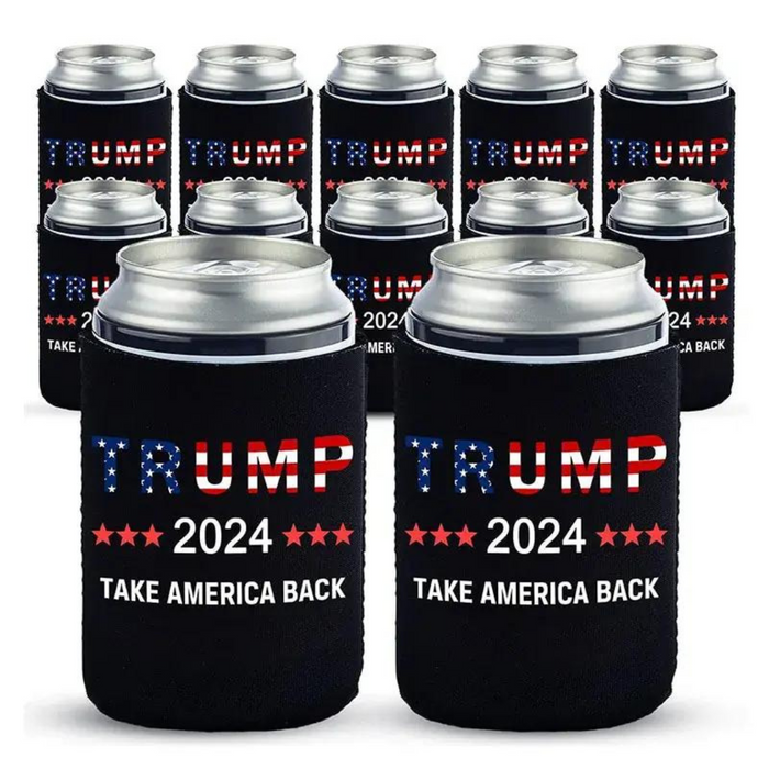 Trump 2024 Take America Back (Stars & Stripes) Can Cooler