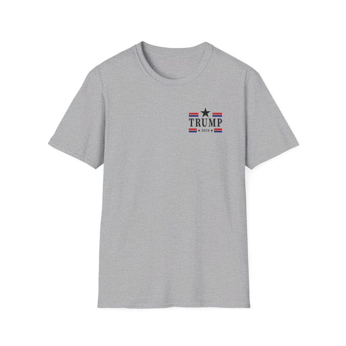 Trump 2024 Star T-Shirt (Front & Back Design)