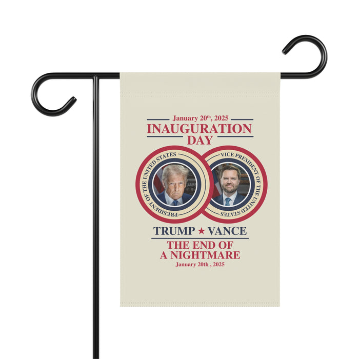 Inauguration Day January 20, 2025, Trump - Vance Garden Flag