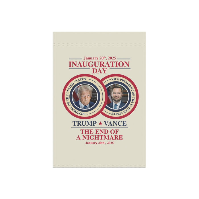 Inauguration Day January 20, 2025, Trump - Vance Garden Flag