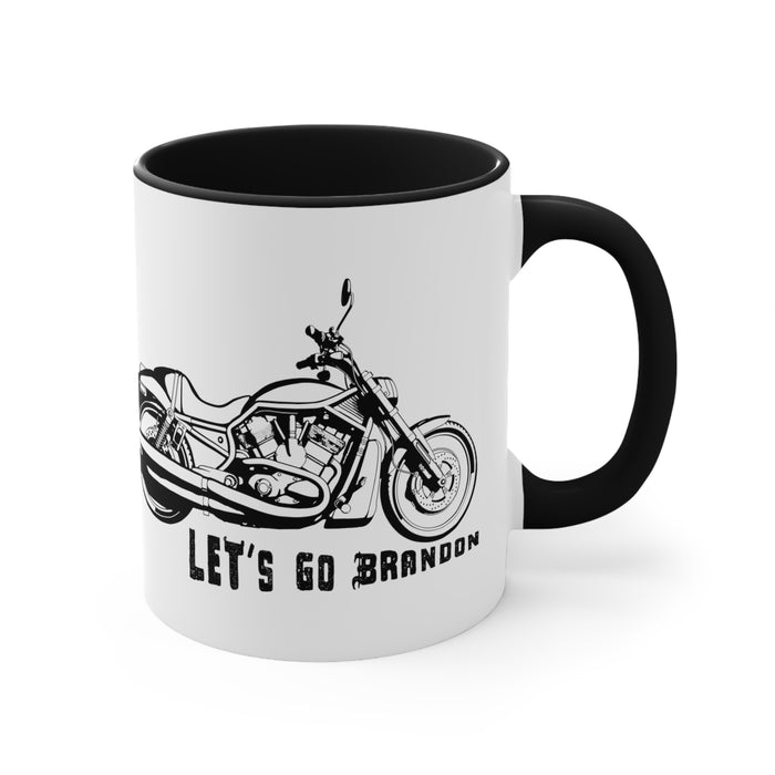 Let's Go Brandon, Motorcycle (LGB1B)  Mug (2 sizes, 3 colors)