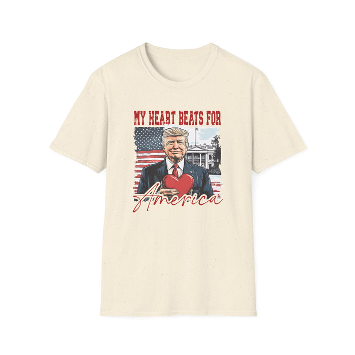 Trump Valentine "My Heart Beats for America" T-Shirt