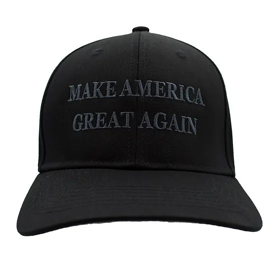 Dark "Make America Great Again" Custom Embroidered Hat