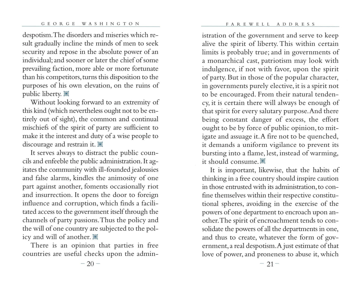 George Washington’s Farewell Address | Pocket Hardcover