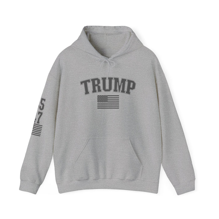 Trump 45 47 Hoodie w/Sleeve Design