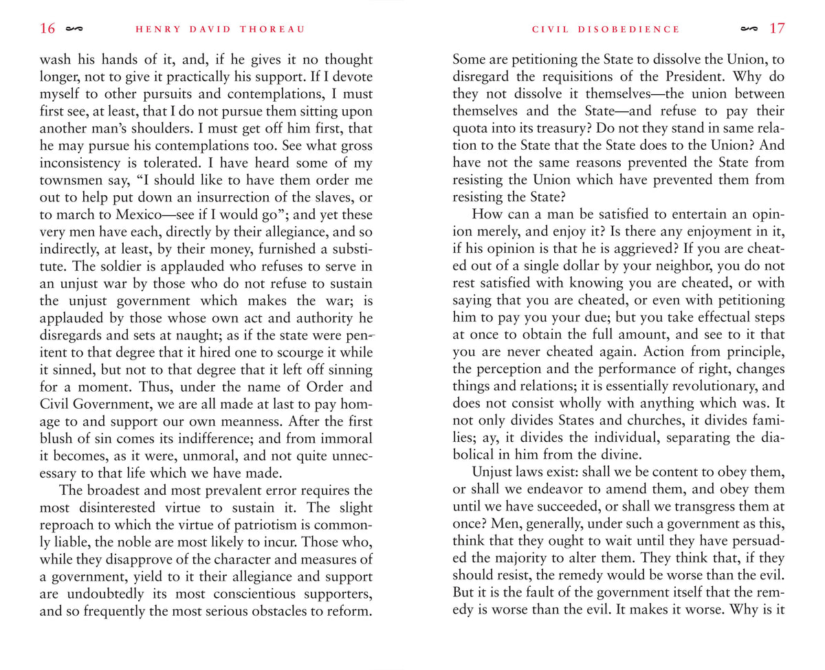 Civil Disobedience by Henry David Thoreau | Pocket Hardcover