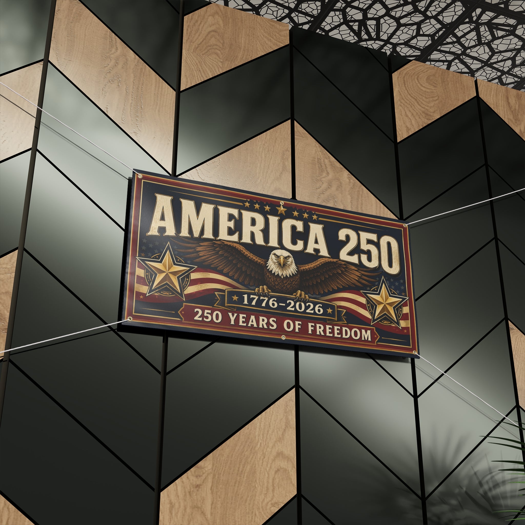 America's 250th Matte Banner – 1776–2026 250 Years of Freedom