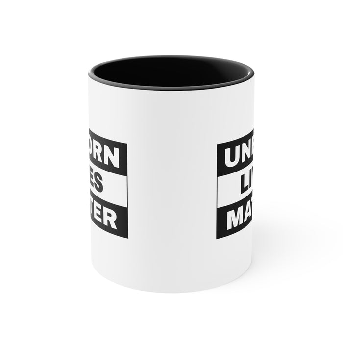 Unborn Lives Matter Mug (2 sizes, 3 colors)