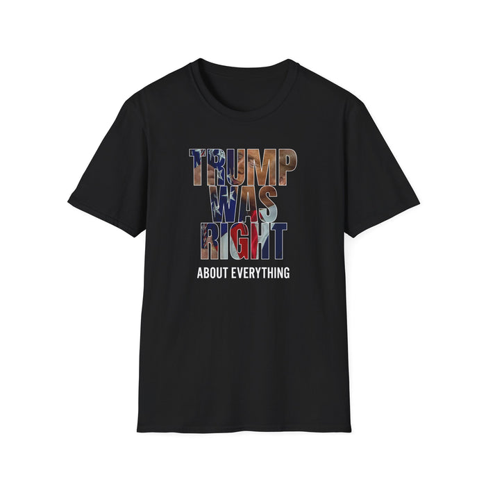 Trump Was Right About Everything Silhouette T-Shirt