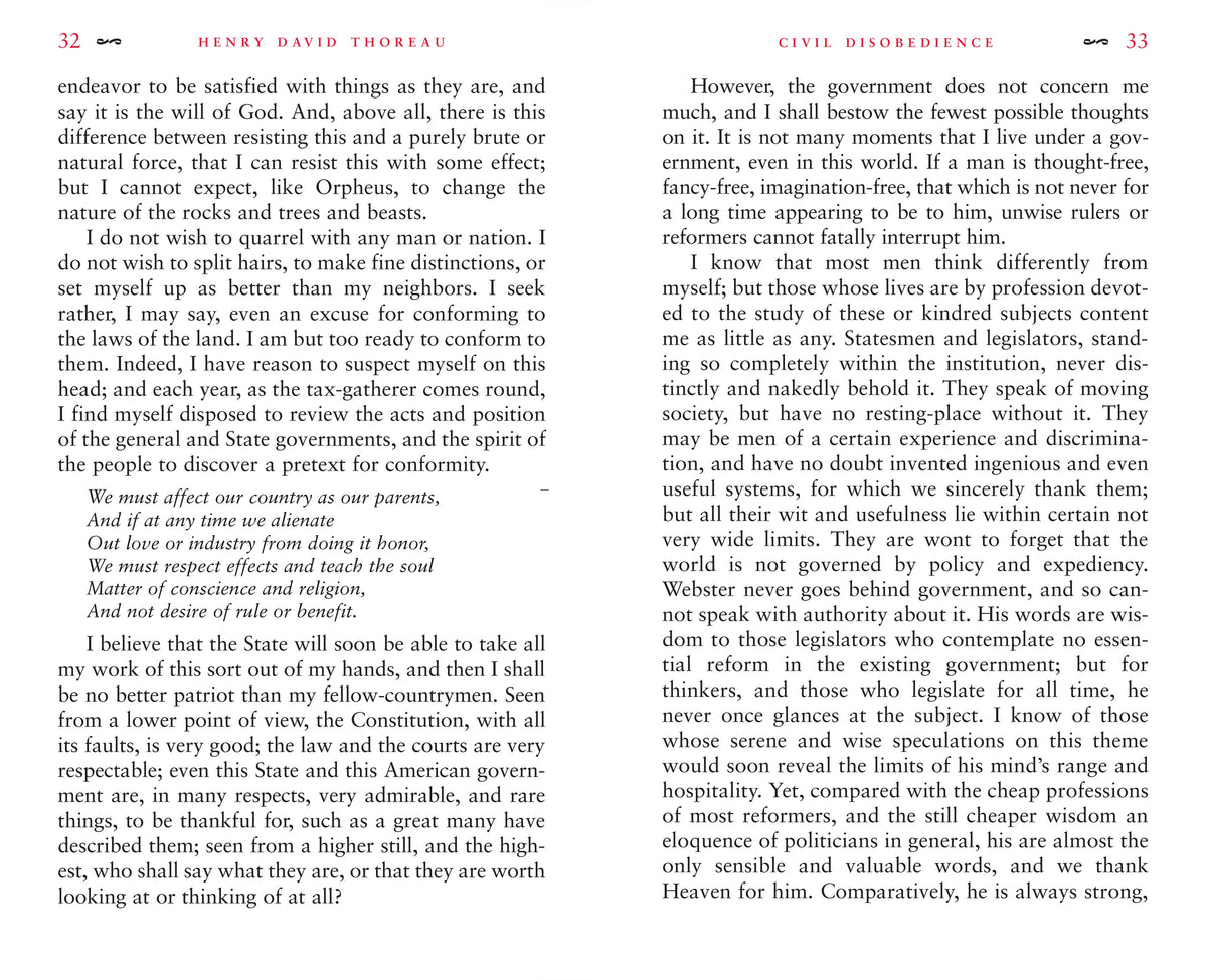 Civil Disobedience by Henry David Thoreau | Pocket Hardcover