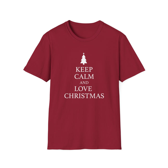 Keep Calm and Love Christmas Unisex T-Shirt