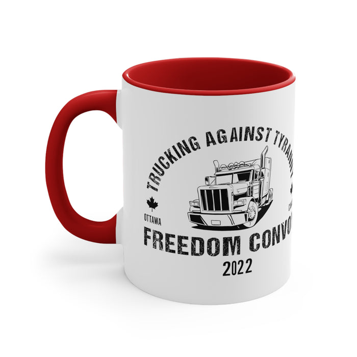 Trucking Against Tyranny Mug (2 Sizes, 3 Colors)