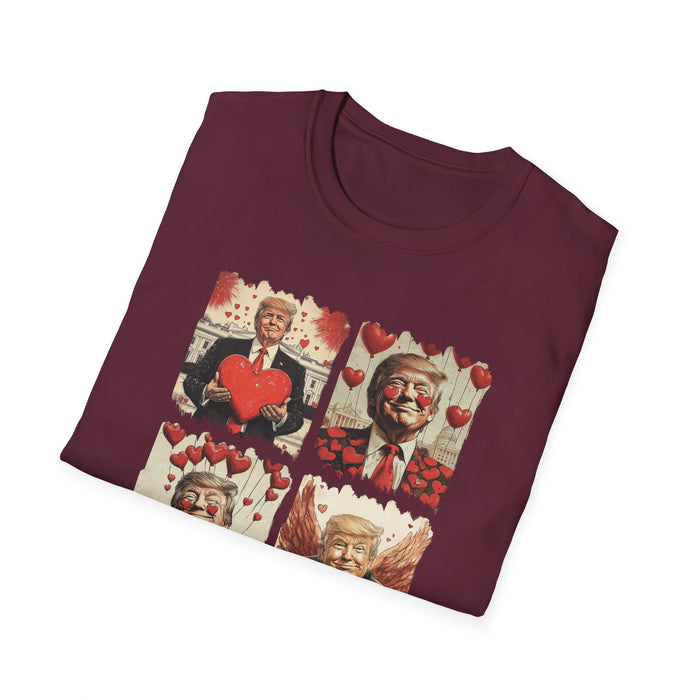 Trump 4-Square Valentine T-Shirt