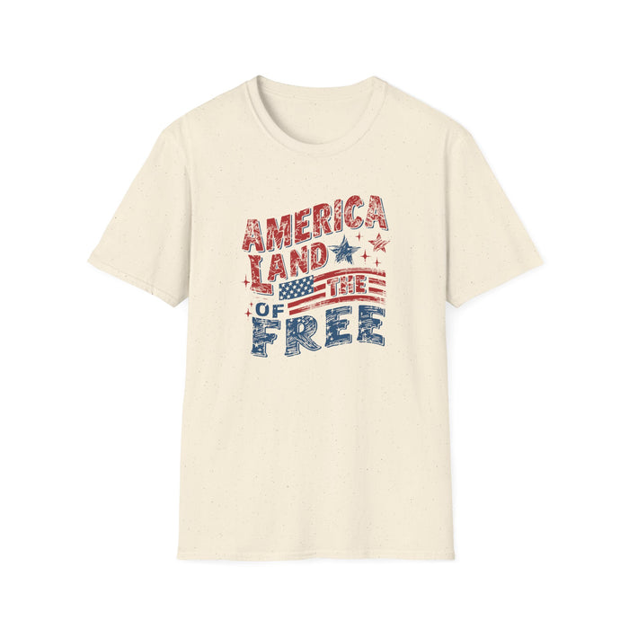 America Land of the Free Patriotic T-Shirt