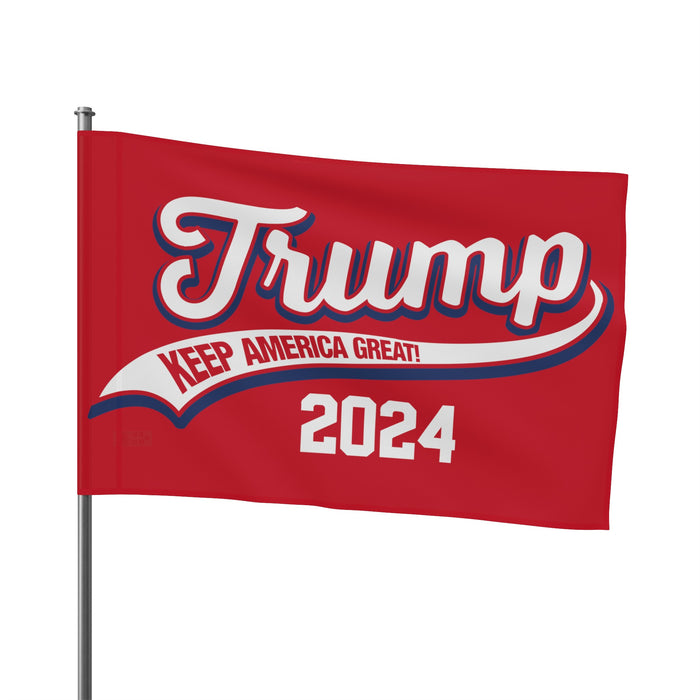 Trump "Keep America Great" 2024 Banner-Style Flag (3 Sizes)