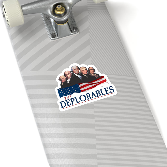 The Deplorable Founding Fathers Kiss-Cut Stickers (4 sizes)