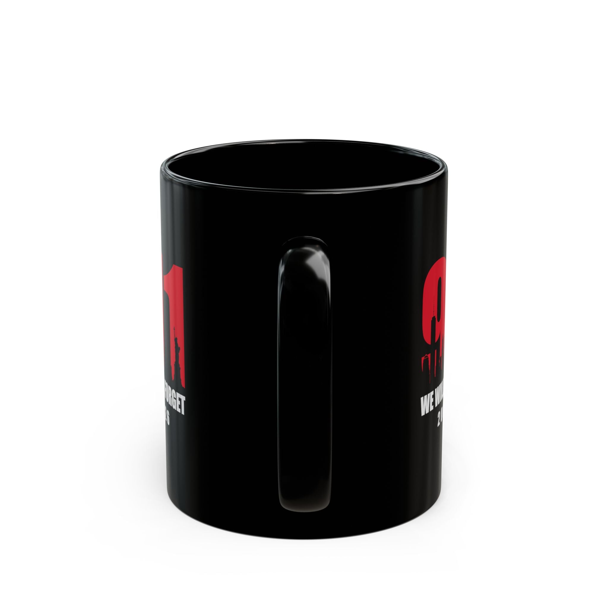 9/11 Remembrance Mug - "We Will Never Forget 2001-2026" | 25th Anniversary Memorial