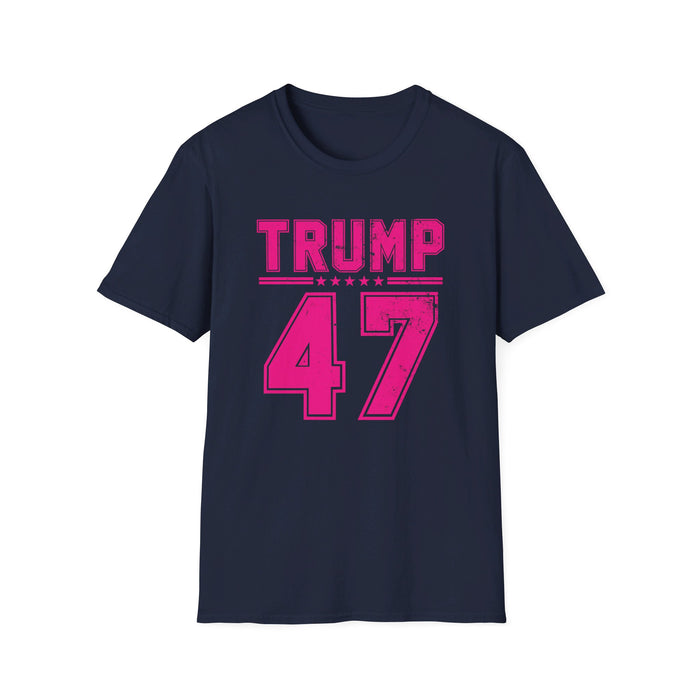 Trump 47 Hot Pink T-Shirt