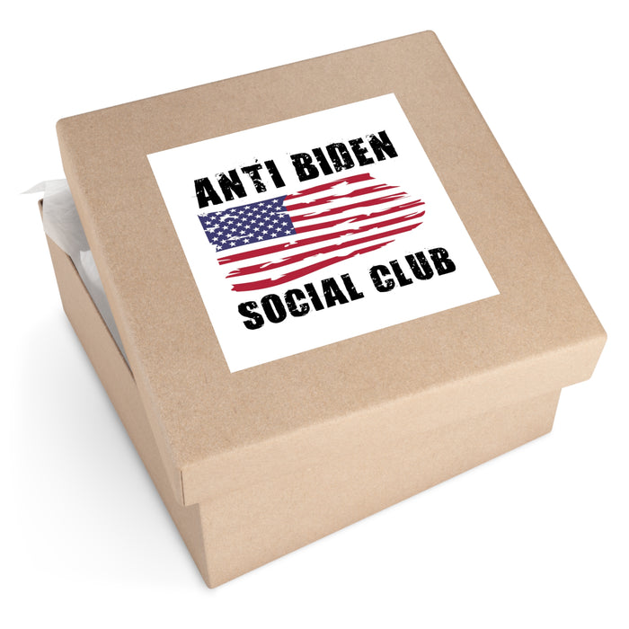 Anti Biden Social Club Sticker (Indoor\Outdoor)
