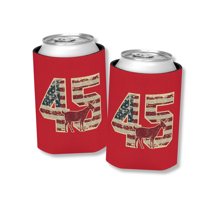 Patriotic Trump 45 G.O.A.T. Can Cooler (Exclusive)