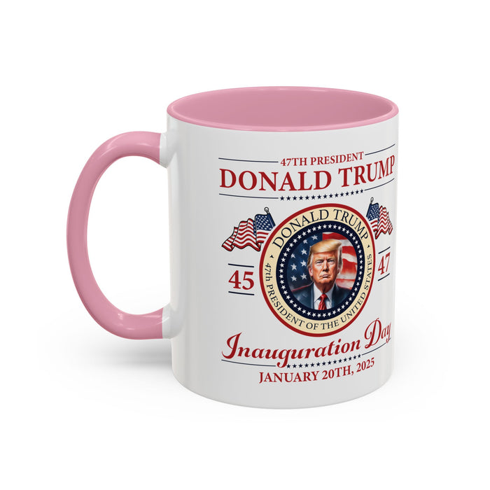 The 47th President of the United States Donald J. Trump Inauguration Color Mugs (12 Color Options)