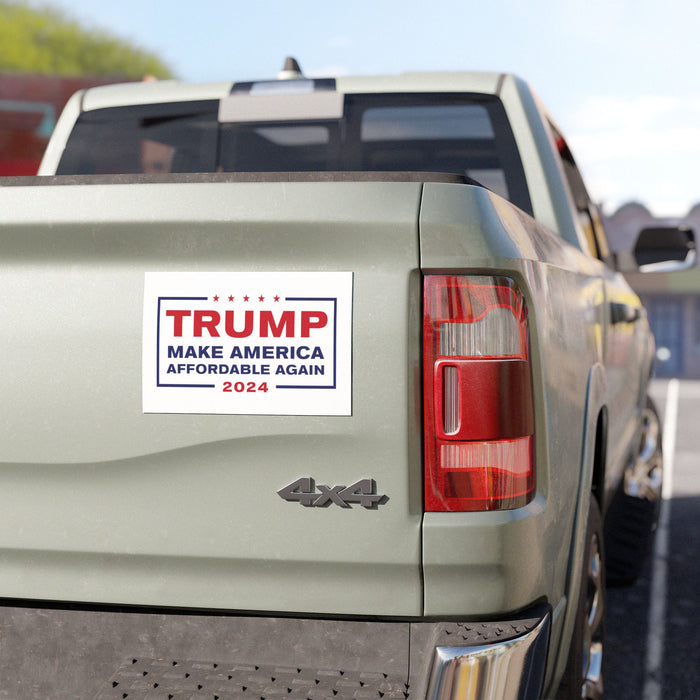 Trump 2024 Make America Affordable Again Car Magnet