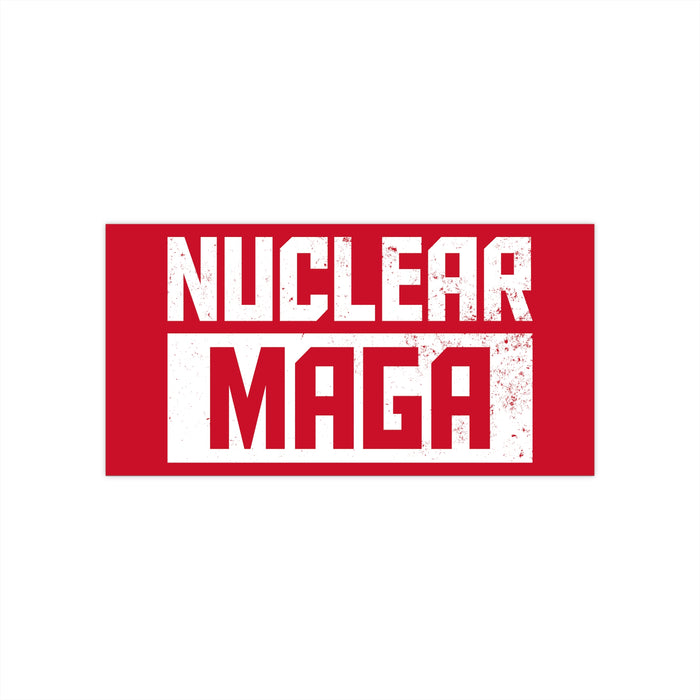 Nuclear MAGA Bumper Sticker