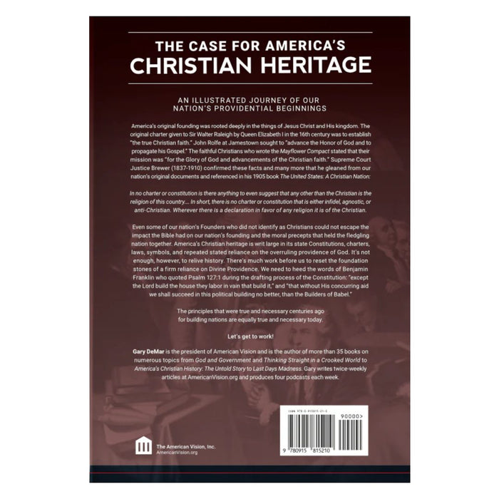 The Case for America’s Christian Heritage (Hardcover)