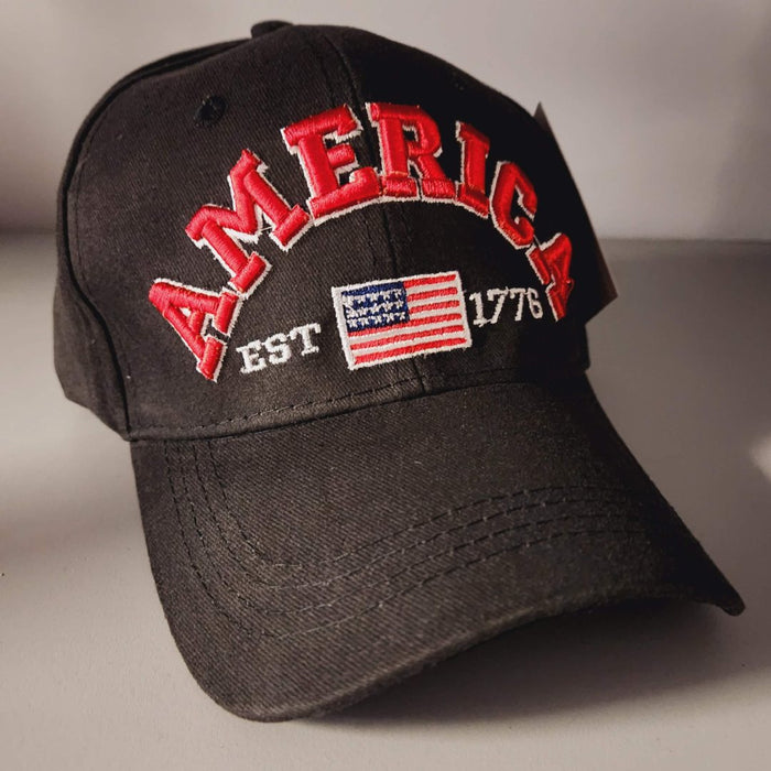 America (EST 1776) 3D Custom Embroidered Hat