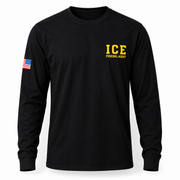 Premium ICE Immigration Enforcement Long-Sleeve Shirt | Front & Back Design