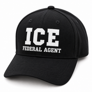 Premium 3D Embroidered I.C.E. Agent Hat