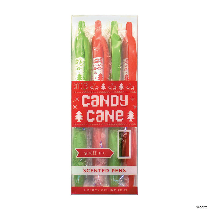 Candy Cane Scented Pens (4 Pack)