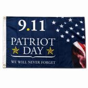 Patriot Day 9/11 "We Will Never Forget" Flag | 3'x5' September 11 25th Anniversary Memorial Flag